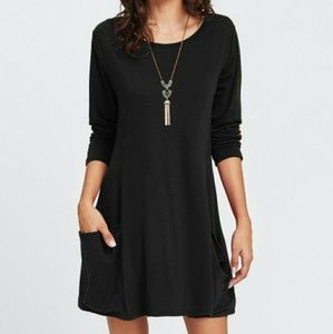 Black swing dress